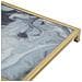 Tavolino Vkh543-oro-metallo-40x35x60 Cm - Foto miniatura 5