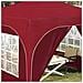 Tenda per feste a pop-up 290 x 290 x 245 cm Borgogna - Foto miniatura 4