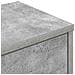 Mensola Angolare da Parete Grigio Cemento 48 x 48 x 120 cm - Foto miniatura 7