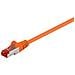 Cavo Rete S-Ftp Cat. 6 Doppia Schermatura Ls0H Colore Arancione Mt. 0,5 - Foto miniatura 1