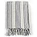 Copriletto in Cotone a Righe 125x150 cm Grigio e Bianco - Foto miniatura 4