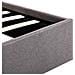 Giroletto Con Contenitore Grigio Talpa In Tessuto 180x200 Cm - Foto miniatura 4