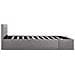 Giroletto Con Contenitore Grigio Talpa In Tessuto 180x200 Cm - Foto miniatura 10