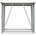Capannone Da Giardino In Acciaio Zincato Grigio 163x83x154 Cm - Foto miniatura 4