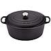 Cocotte Ghisa Ovale 40 Nero Matt Int - Foto miniatura 1