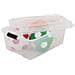 Set Di 3 Scatole Top Box Tb-30 - Plastica - 30 L - 57,5 X 39 X 20,5 Cm - Trasparente E Nero - Foto miniatura 2