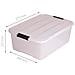 Set Di 3 Scatole Top Box Tb-30 - Plastica - 30 L - 57,5 X 39 X 20,5 Cm - Trasparente E Nero - Foto miniatura 5