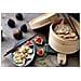 Bamboo Steamer 20 Cm (25 Centimetri Disponibile) E 2 Livelli Incl. 2 Panni Di Cotone - Cucina Tradizionale Per Il Riso Dim Sum Verdura Carne E Pesce Per 2 Persone - Foto miniatura 4