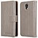 Custodia Compatibile Con Lg X Screen In Marrone Cappuccino - Coperchio Protettiva Con Chiusura Magnetica, Funzione Stand E Tasca Per Le Carte - Foto miniatura 8
