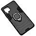 Custodia Alta Protezione Con Anello Per Samsung Galaxy A42 5g A426 Black - Foto miniatura 1