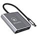 Adattatore da USB-C a Dual HDMI M-F 0.18m Colere Grigio - Foto miniatura 1