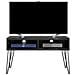 Athena Porta Tv A 2 Vani In Mdf Marmo Nero - Foto miniatura 2