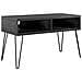 Athena Porta Tv A 2 Vani In Mdf Marmo Nero - Foto miniatura 1