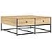 Tavolino Da Salotto Rovere Sonoma 100x99x40cm Legno Multistrato - Foto miniatura 2