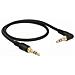 85564 Cavo Audio 0,5 M 3.5mm Nero - Foto miniatura 1