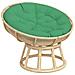 Cuscino Rotondo Verde 100x11 Cm In Tessuto Oxford - Foto miniatura 3