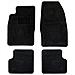 Set Da 4 Tappetini In Gomma Per Auto Compatibili Per Corsa, Adatto A Tutte Le Stagioni, Nero, Sagomati Anteriori E Posteriori - Ka8455 - Foto miniatura 1