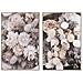 Quadro Dkd Home Decor 83 X 4,5 X 122,5 Cm 83 X 4,5 X 123 Cm Fiori Cottage (2 Unità) - Foto miniatura 1