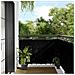 Paravento Da Balcone Nero 90x800 Cm 100% Poliestere Oxford - Foto miniatura 1