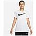 T-Shirt Swoosh Cw6967-100 Donna Taglia L Colore Bianco - Foto miniatura 1