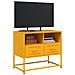 Mobile Tv Giallo Senape 68x39x60,5 Cm In Acciaio - Foto miniatura 9