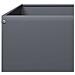 Fioriera Rialzata da Giardino Antracite 100x100x33,5cm Acciaio - Foto miniatura 6