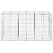 Cesto Gabbione Con Copertura 300x100x150 Cm In Ferro Zincato - Foto miniatura 3