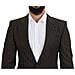 Blazer Monopetto A Righe Marroni Nere - It48 - M - Foto miniatura 4