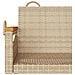 Panchina a Dondolo Beige 109x62x40 cm in Polyrattan - Foto miniatura 4