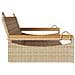 Panchina a Dondolo Beige 109x62x40 cm in Polyrattan - Foto miniatura 7
