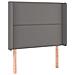 Giroletto Molle con Materasso e LED Grigio 100x200cm Similpelle - Foto miniatura 2