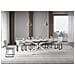 Tavolo allungabile 90x180/284 cm Plaker bianco frassino gambe bianche - Foto miniatura 3