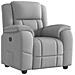 Poltrona Reclinabile In Tessuto Grigio Nuvola - Foto miniatura 2