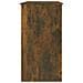 Scrivania Rovere Fumo 80x40x75 Cm In Legno Multistrato - Foto miniatura 4