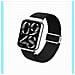 Cinturino Intrecciato In Nylon Nero Ossidiana Per Xiaomi Smart Band Xiaomi 4a Tipo - Universale (cn3a75) - Foto miniatura 2