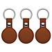 Pack 3 Tracker Portachiavi Mitag Similpelle Apple Trova Il Mio, Marrone - Foto miniatura 1