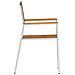 Sedi da Giardino Impilabili  8 pcs 54.5x56x87 cm Legno Massello di Teak, Sedi da Giardino Impilabili  4 pcs Legno Massello di Teak e Metallo - Foto miniatura 6