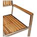 Sedi da Giardino Impilabili  8 pcs 54.5x56x87 cm Legno Massello di Teak, Sedi da Giardino Impilabili  4 pcs Legno Massello di Teak e Metallo - Foto miniatura 8