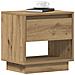 Comodino  in rovere artigianale 45x34x46 cm in legno ingegnerizzato - Foto miniatura 3