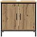 Set di mobili per bagno 2 pezzi in legno ingegnerizzato rovere artisan - Foto miniatura 8