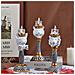 Candelabro Mosaico Animale: Elegante Decorazione Per La Casa In Stile Nordico White - Foto miniatura 6