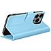 Custodia A Portafoglio Per Iphone 14 Pro Max Con Supporto E Linguetta Magnetica, Azzurro - Foto miniatura 2