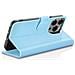 Custodia A Portafoglio Per Iphone 14 Pro Max Con Supporto E Linguetta Magnetica, Azzurro - Foto miniatura 5