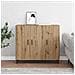 Credenza Marrone 90 x 34 x 80 cm Legno multistrato - Foto miniatura 4