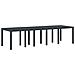 Set da Pranzo per Giardino 11 pcs Antracite Plastica - Foto miniatura 4
