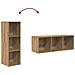 Set di mobili TV 3 pcs rovere artigianale 37 x 37 x 107 cm - Foto miniatura 8
