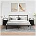 Armadio da Notte 2 pcs Rovere nero Legno multistrato - Foto miniatura 4
