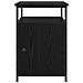 Armadio da Notte 2 pcs Rovere nero Legno multistrato - Foto miniatura 7