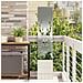 Schermo per privacy in giardino Argento 32 x 140 cm - Foto miniatura 2