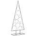 Albero di Natale Decorativo in Metallo Nero 180 cm - Foto miniatura 1